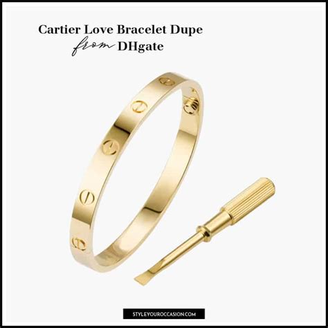 gold bangle cartier dupe|cartier love necklace dupe.